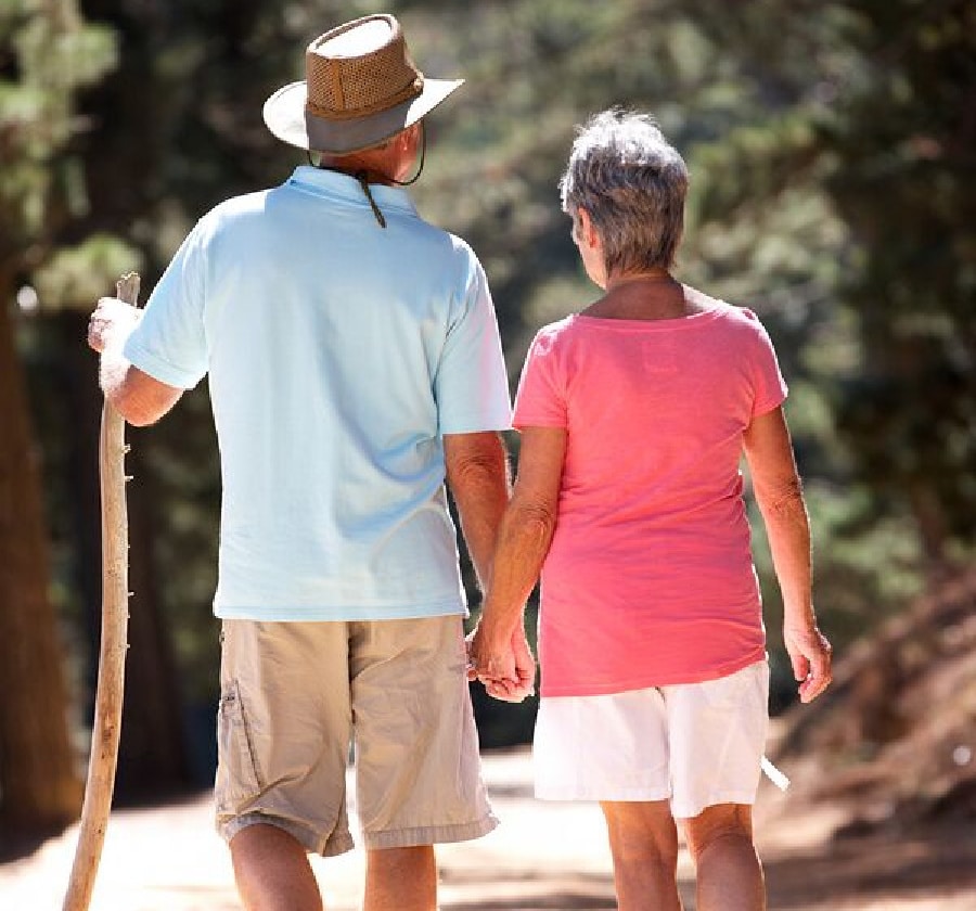 Home Care Assistance Newport Beach CA - How Does Walking Help Seniors Stay Healthy and Happy