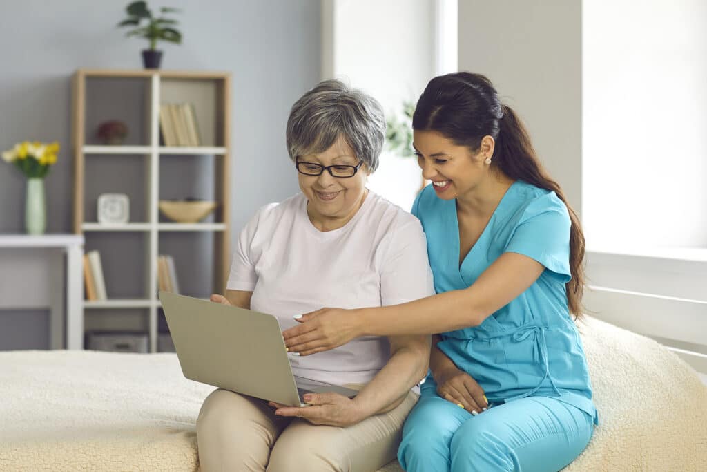 In-home care supports seniors in managing health and following care plans