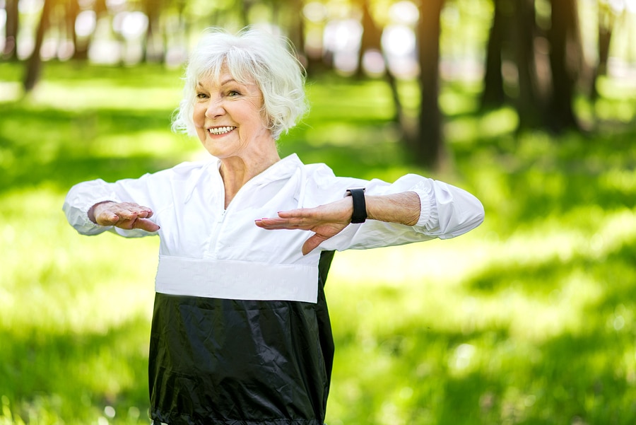Senior home care supports safe balance exercises for greater strength and confidence.
